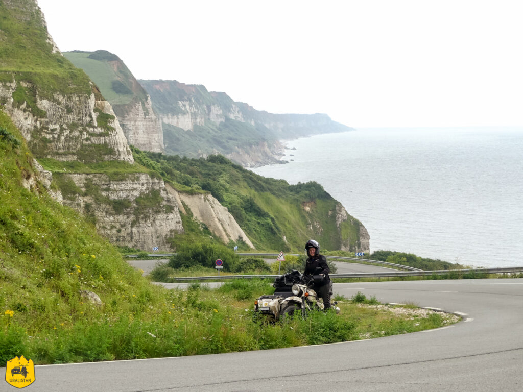 Roadtrip en Côte d'Albâtre en side-car Ural