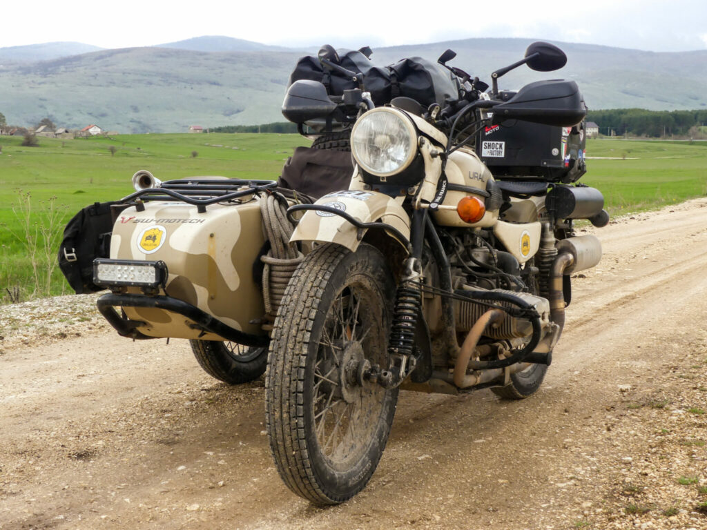 Roadtrip en side-car Ural