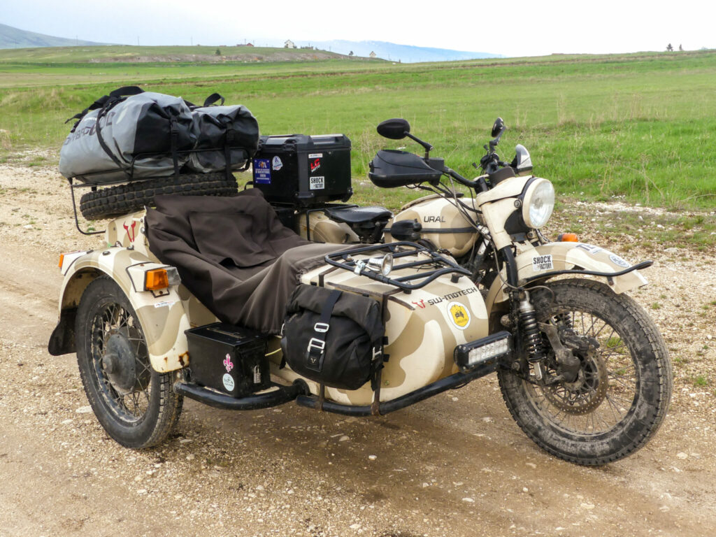 Roadtrip en side-car Ural